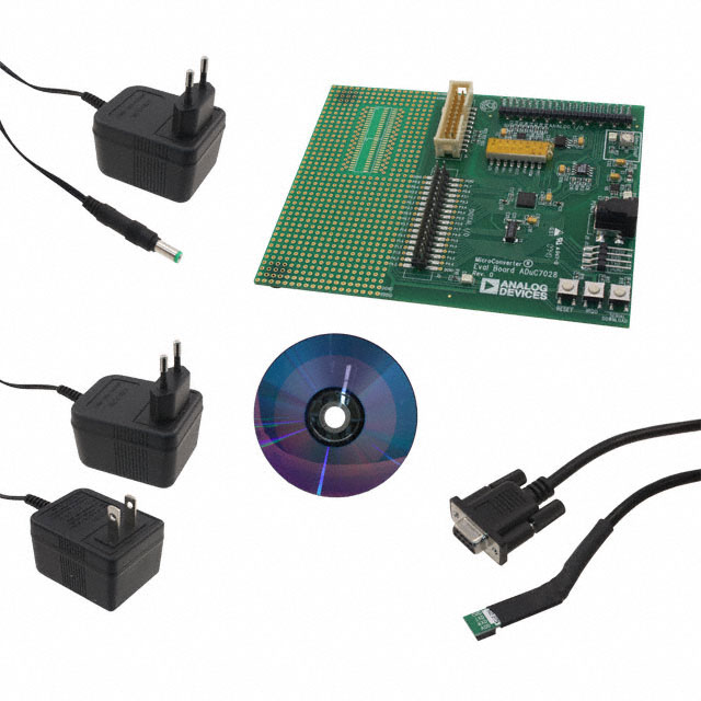 EVAL-ADUC7028QSZ Analog Devices Inc.  Cartes d'évaluation - Embarquées - MCU DSP